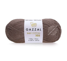 Gazzal Baby Cotton 205 501 Коричневый