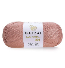 Gazzal Baby Cotton 205 502 Розовое дерево