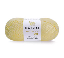 Gazzal Baby Cotton 205 504 Бледно-жёлтый