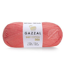 Gazzal Baby Cotton 205 506 Бледно-коралловый