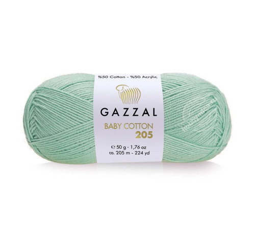 Gazzal Baby Cotton 205 507 Мятный