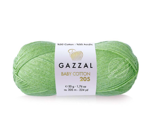 Gazzal Baby Cotton 205 508 Салатный
