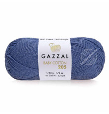 Gazzal Baby Cotton 205 513 Синий джинс