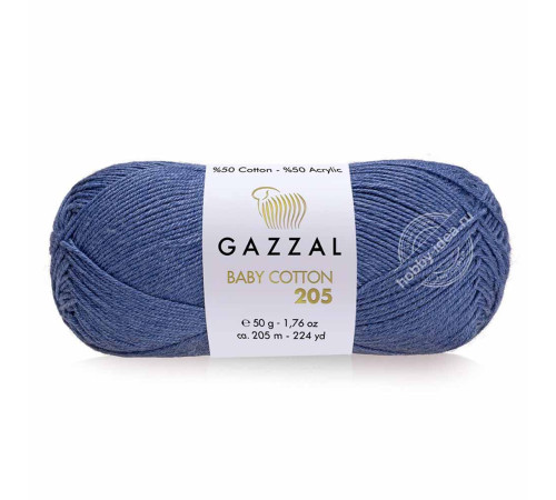 Gazzal Baby Cotton 205 513 Синий джинс