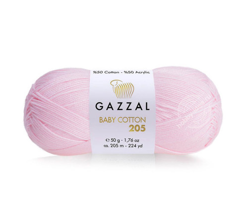 Gazzal Baby Cotton 205 514 Розовый