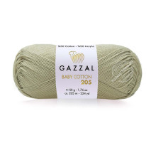 Gazzal Baby Cotton 205 518 Бежево-зелёный