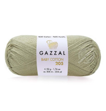 Gazzal Baby Cotton 205 518 Бежево-зелёный
