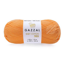 Gazzal Baby Cotton 205 521 Оранжевый