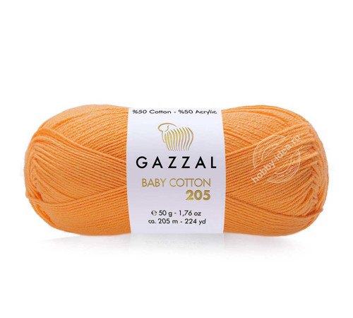 Gazzal Baby Cotton 205 521 Оранжевый