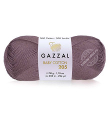 Gazzal Baby Cotton 205 524 Лилово-коричневый