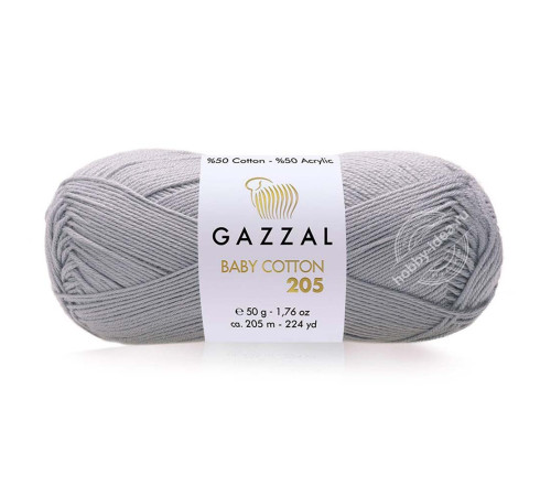 Gazzal Baby Cotton 205 525 Серый