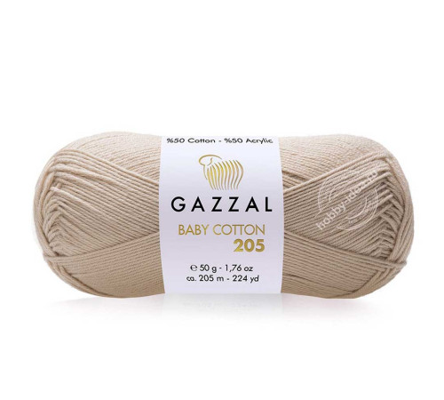 Gazzal Baby Cotton 205 528 Ореховый