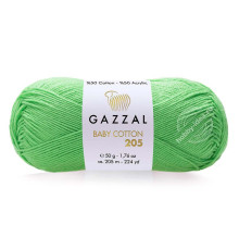 Gazzal Baby Cotton 205 529 Зелёный фломастер