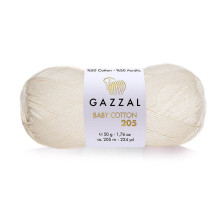 Gazzal Baby Cotton 205 530 Экрю