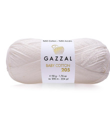 Gazzal Baby Cotton 205 531 Молочный