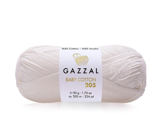 Gazzal Baby Cotton 205 531 Молочный