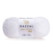 Gazzal Baby Cotton 205 532 Белый