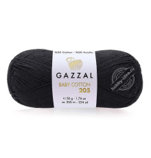 Gazzal Baby Cotton 205 533 Чёрный