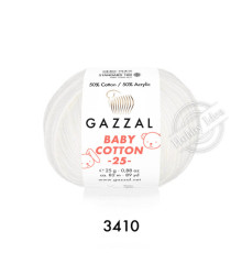 Gazzal Baby Cotton 25 3410 Молочный