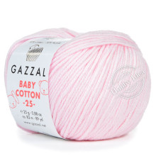 Gazzal Baby Cotton 25 3411 Нежно-розовый