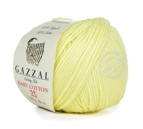 Gazzal Baby Cotton 25 3413 Светло-желтый