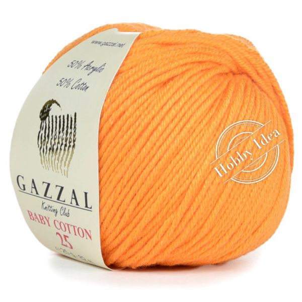 Gazzal Baby Cotton 25 3416 Папайа из категории Gazzal Baby Cotton 25