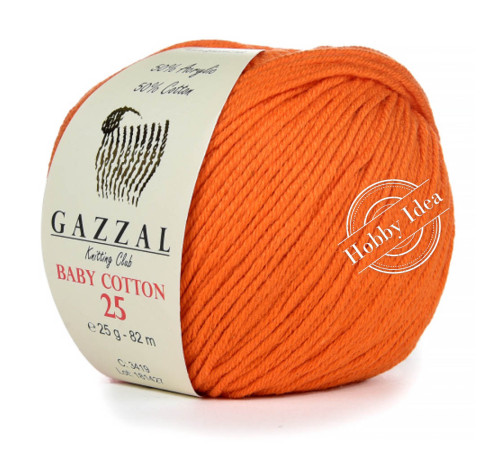 Gazzal Baby Cotton 25 3419 Оранжевый