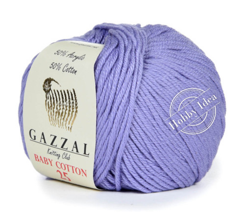 Gazzal Baby Cotton 25 3420 Сиреневый