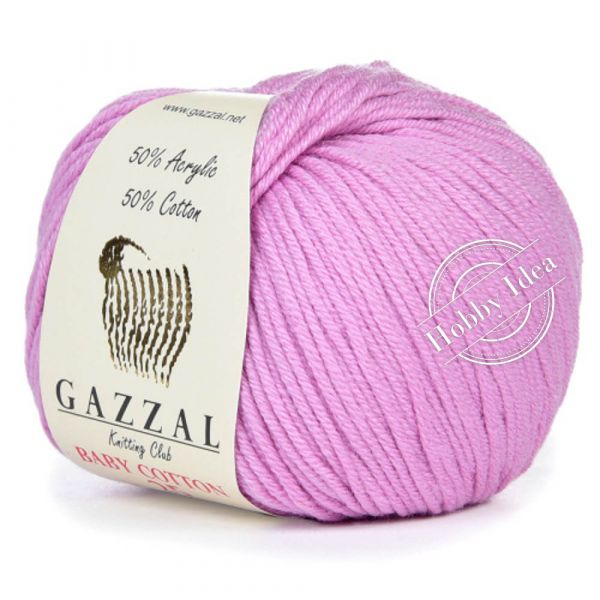 Gazzal Baby Cotton 25 3422 Розовый из категории Gazzal Baby Cotton 25