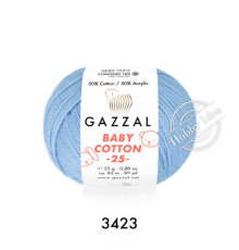 Gazzal Baby Cotton 25 3423 Небесно-голубой