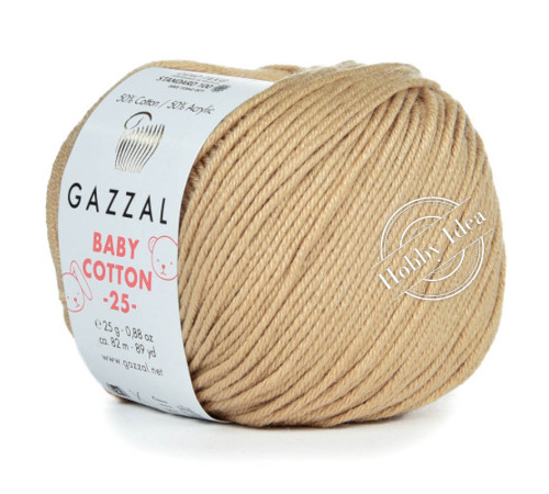 Gazzal Baby Cotton 25 3424 Бежевый