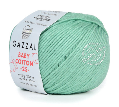 Gazzal Baby Cotton 25 3425 Мятный