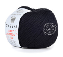 Gazzal Baby Cotton 25 3433 Чёрный