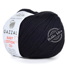 Gazzal Baby Cotton 25 3433 Чёрный