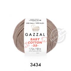 Gazzal Baby Cotton 25 3434 Мокко