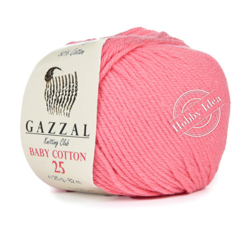 Gazzal Baby Cotton 25 3435 Пыльная роза