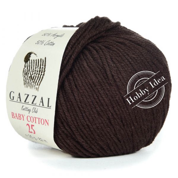 Gazzal Baby Cotton 25 3436 Шоколад из категории Gazzal Baby Cotton 25