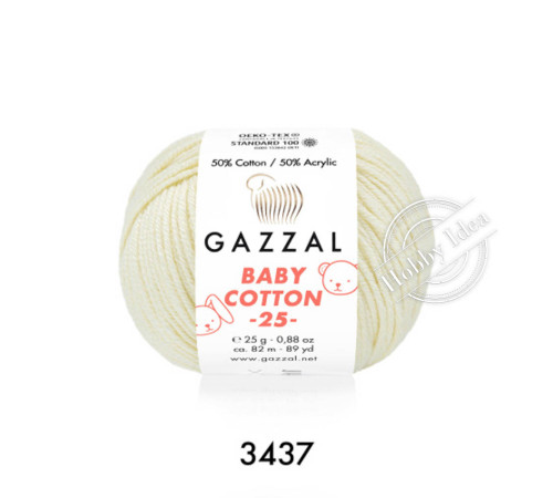 Gazzal Baby Cotton 25 3437 Экрю