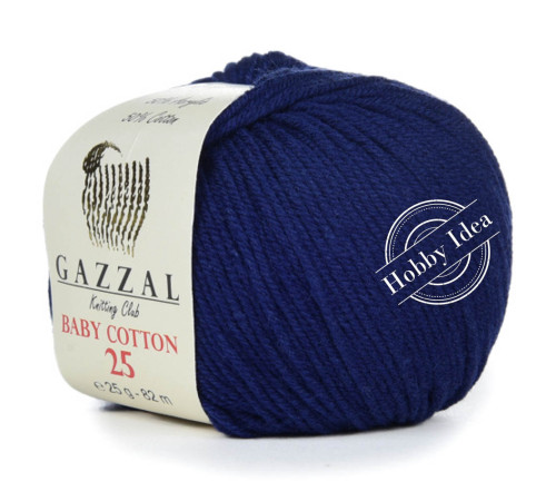 Gazzal Baby Cotton 25 3438 Темно-синий