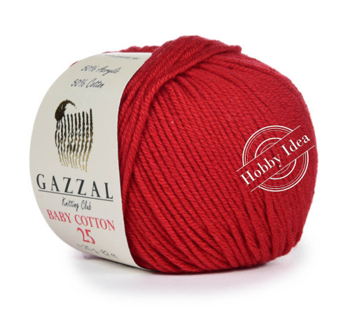 Gazzal Baby Cotton 25 3439 Красный