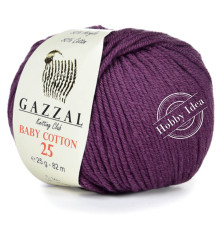 Gazzal Baby Cotton 25 3441 Сливовый