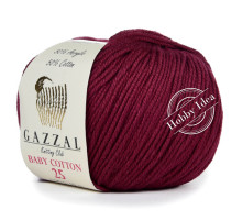 Gazzal Baby Cotton 25 3442 Винный
