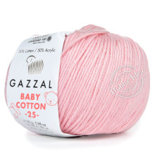 Gazzal Baby Cotton 25 3444 Розовая пудра