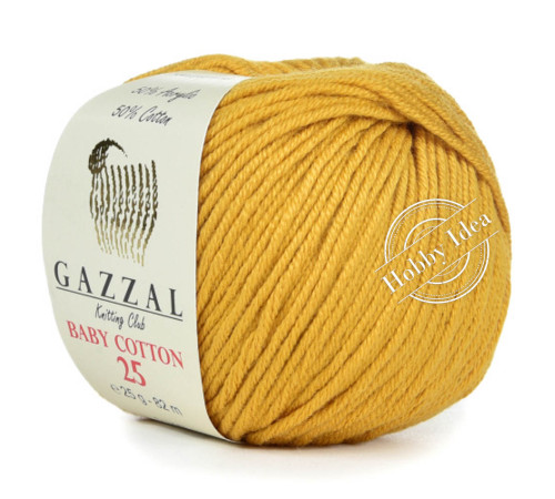 Gazzal Baby Cotton 25 3447 Горчица