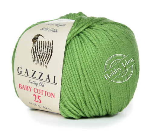 Gazzal Baby Cotton 25 3448 Весенний зеленый