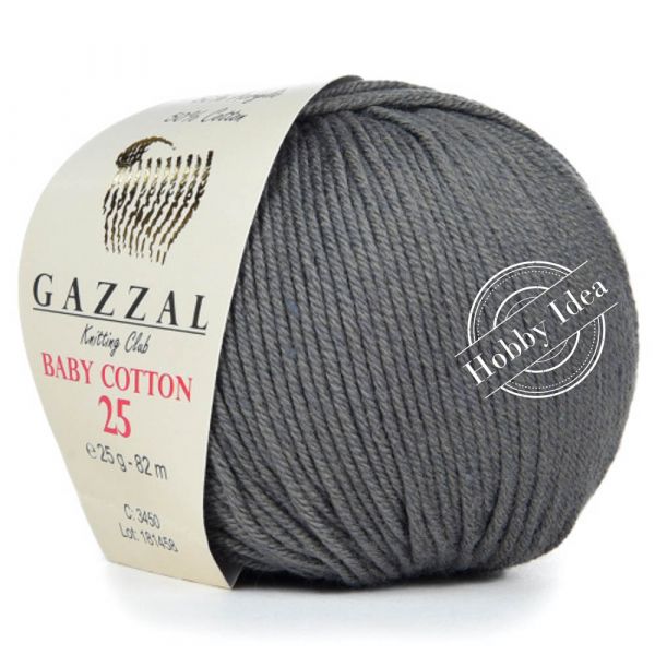 Gazzal Baby Cotton 25 3450 Тёмно-серый из категории Gazzal Baby Cotton 25