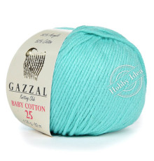 Gazzal Baby Cotton 25 3452 Лазурный