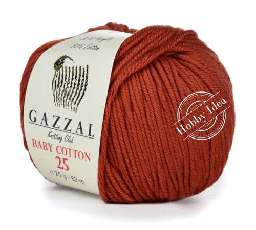 Gazzal Baby Cotton 25 3453 Терракот
