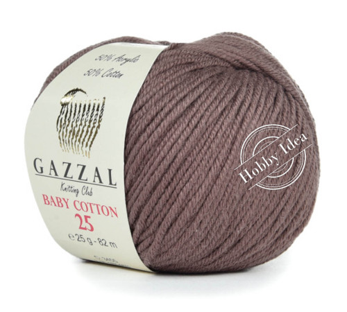 Gazzal Baby Cotton 25 3455 Какао