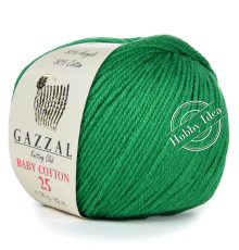 Gazzal Baby Cotton 25 3456 Зелёный